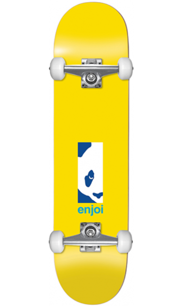 Enjoi 8,125 Box Panda Yellow Skateboard Kaykay