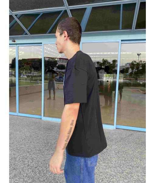 Siyah Boohoman Wiz Khalifa Oversize Erkek Kadın Tişört